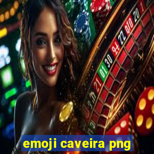 emoji caveira png